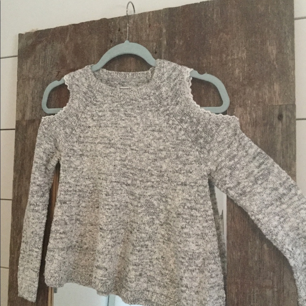 Abercrombie Girls Cold Shoulder Sweater